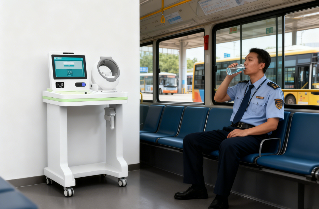 岗前健康一体机：守护公交司机健康的第一线